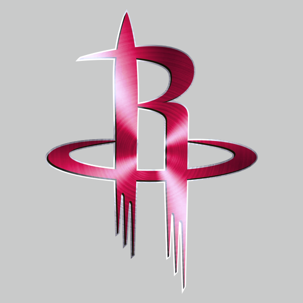 Houston Rockets Stainless steel logo vinyl decal